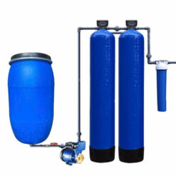 Bộ Lọc Nước Tổng 2 Cột Giếng Khoan Loại Bỏ Kim Loại Nặng Van Tự động Lngk09