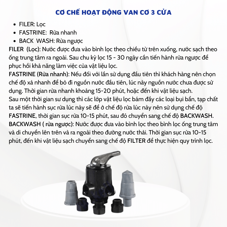 Hệ thống lọc 2 cột Inox van cơ lọc cặn và làm mềm – LN11