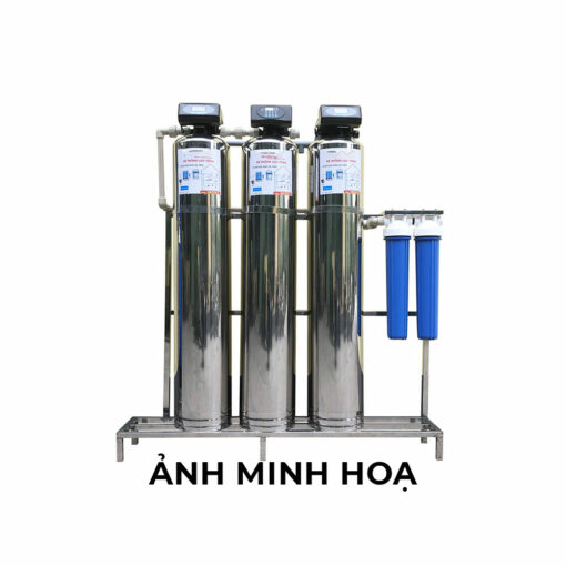 Khung inox đỡ 3 cột lọc tổng - Ảnh 4